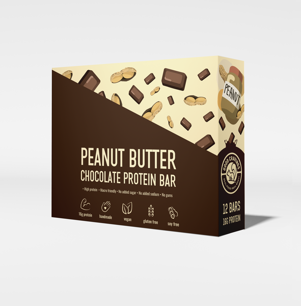 Vegan Organic Paleo Chocolate Bar - Peanut Butter Protein Bar