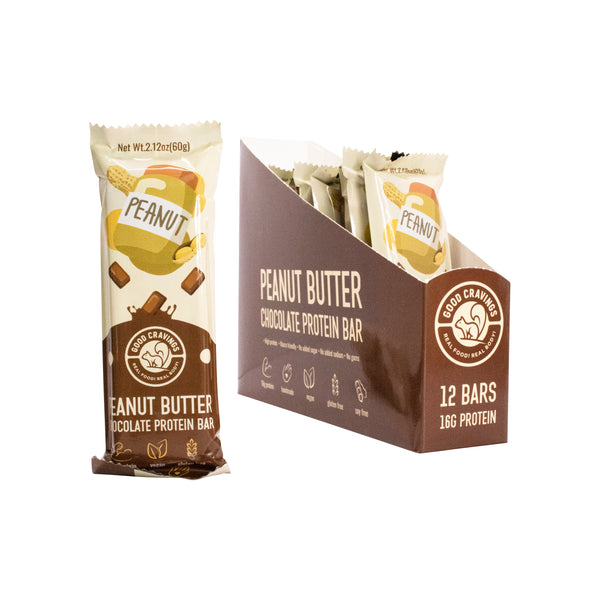 Vegan Organic Paleo Chocolate Bar - Peanut Butter Protein Bar